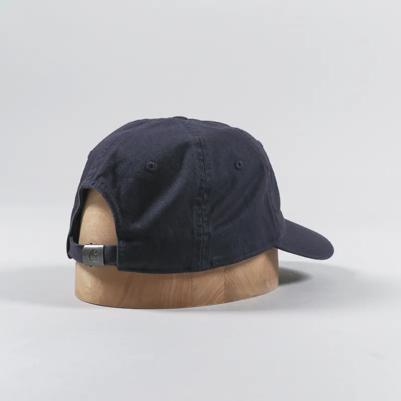 Carhartt WIP Madison Logo Cap Dark Navy Wax-1