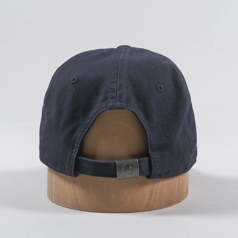 Carhartt WIP Madison Logo Cap Dark Navy Wax-3