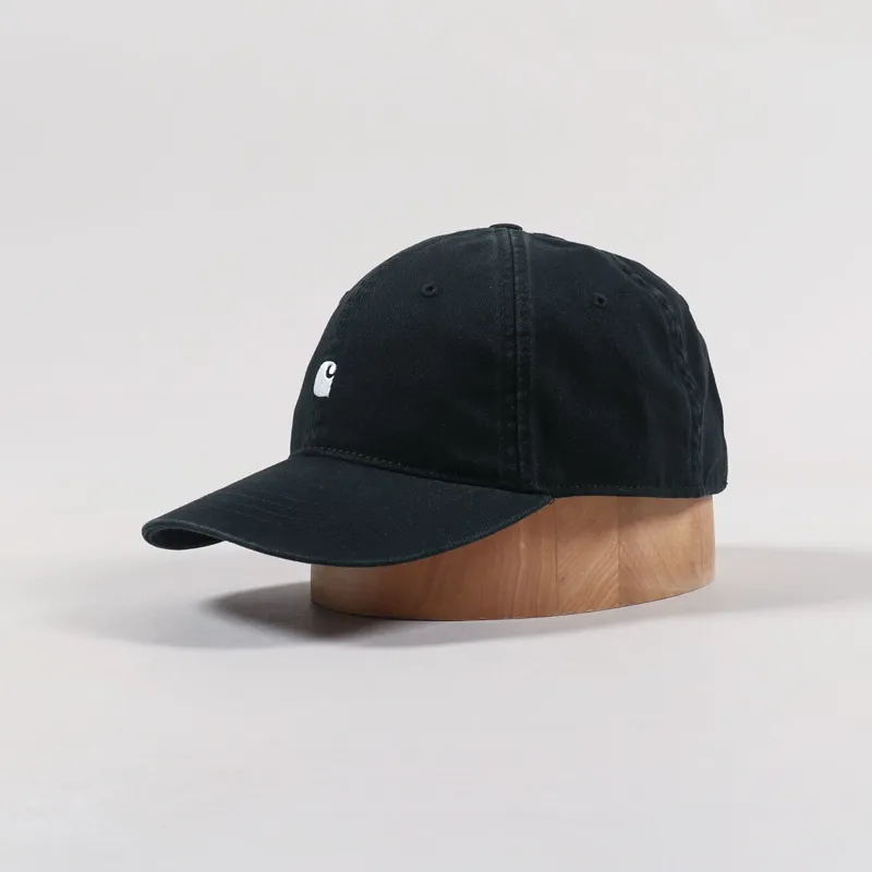 Carhartt WIP Madison Logo Cap Black White