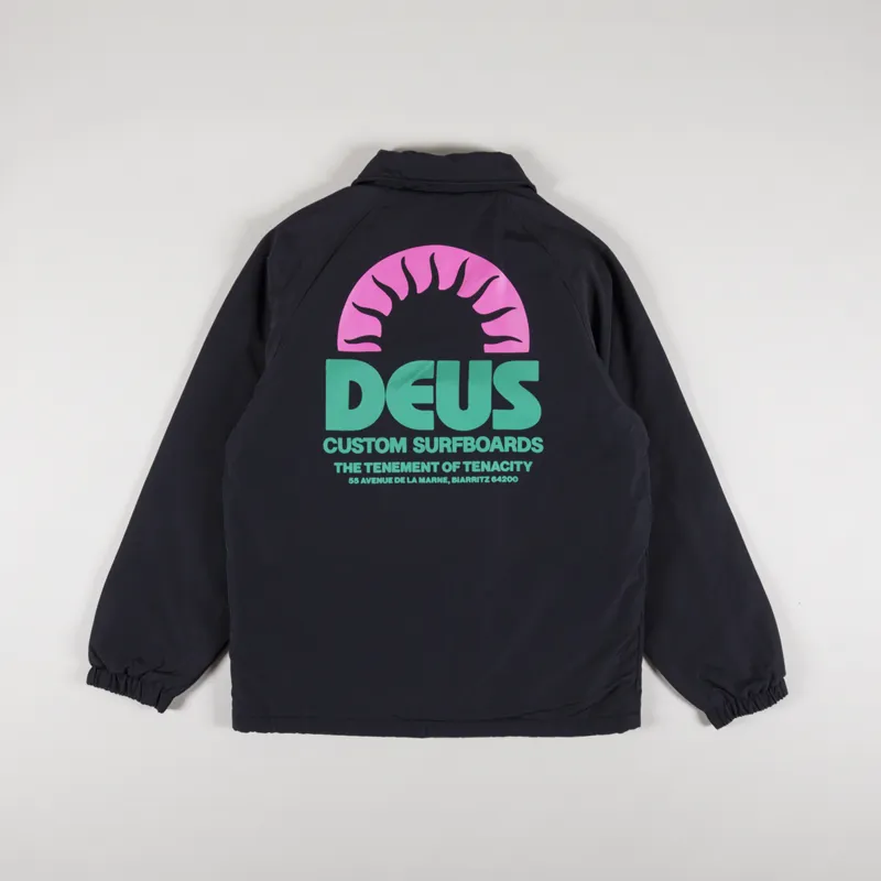 Deus Ex Machina Melodies Coach Jacket Anthracite-2