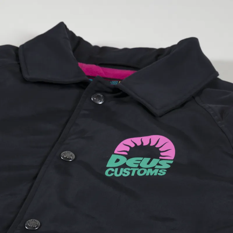 Deus Ex Machina Melodies Coach Jacket Anthracite-6