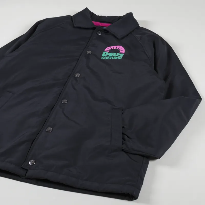 Deus Ex Machina Melodies Coach Jacket Anthracite-3