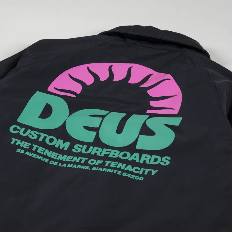 Deus Ex Machina Melodies Coach Jacket Anthracite-5