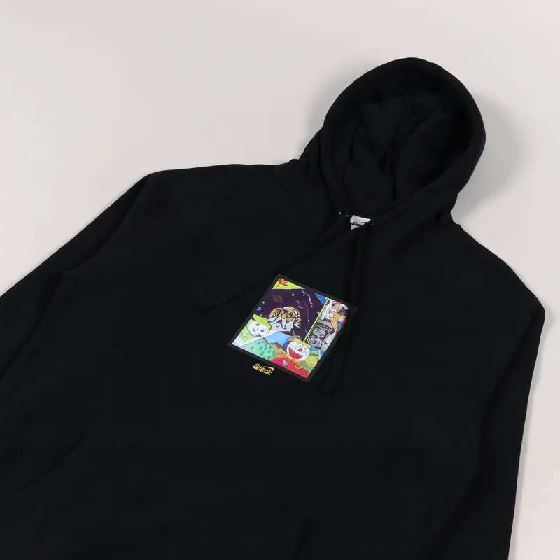 Snack Skateboards Memo Book Hoodie Black-2