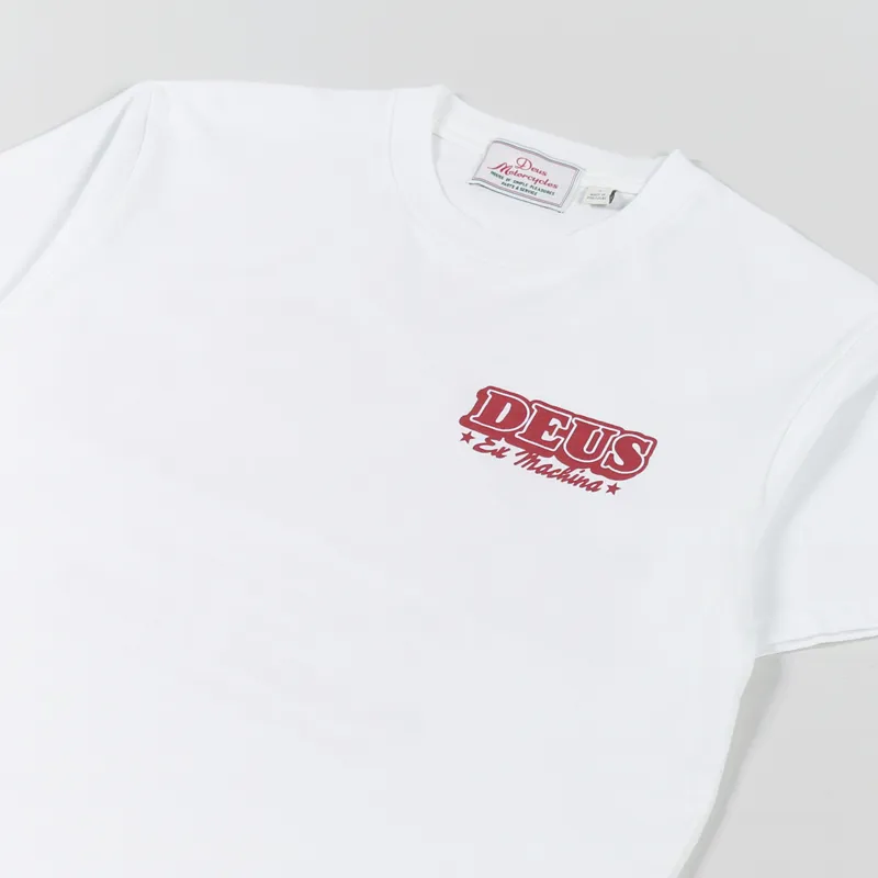 Deus Ex Machina Memphis T Shirt Vintage White-3