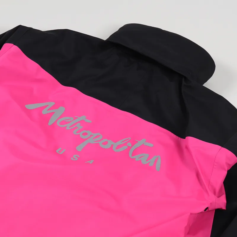 Adidas Skateboarding Metropolitan Jacket Black Real Magenta Yellow-10