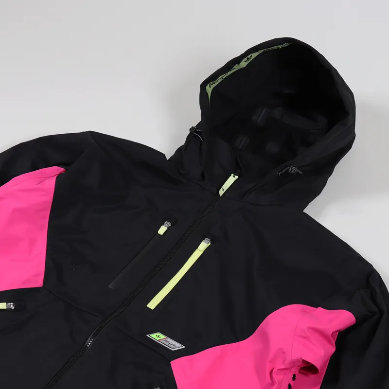 Adidas Skateboarding Metropolitan Jacket Black Real Magenta Yellow-4