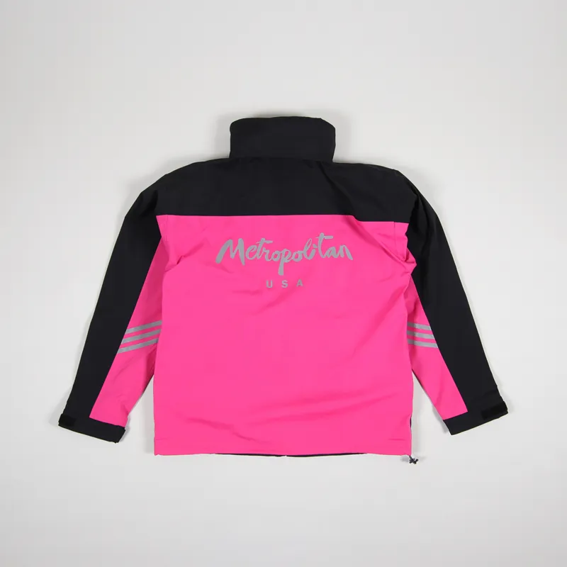 Adidas Skateboarding Metropolitan Jacket Black Real Magenta Yellow-3