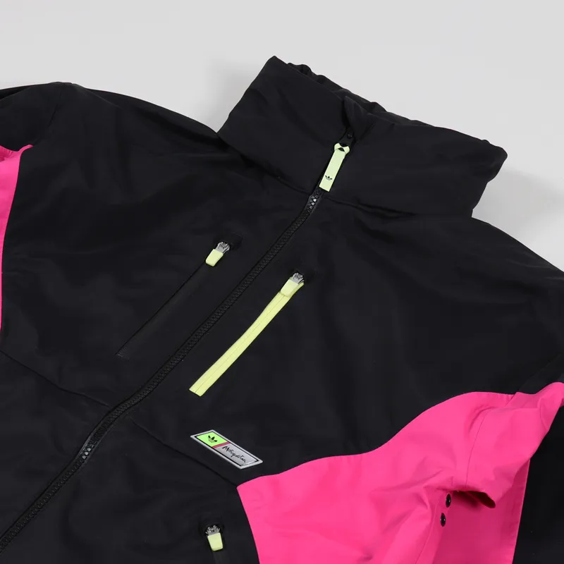 Adidas Skateboarding Metropolitan Jacket Black Real Magenta Yellow-5