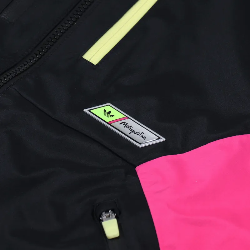 Adidas Skateboarding Metropolitan Jacket Black Real Magenta Yellow-8