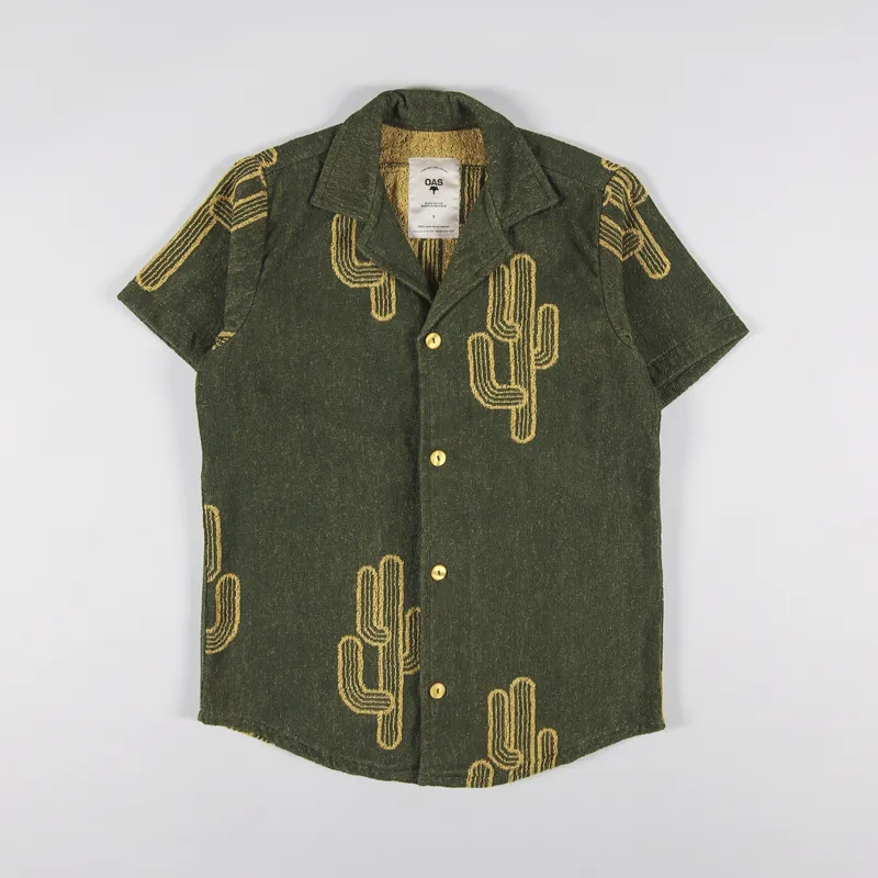 Oas Mezcal Cuba Terry Shirt Dark Green