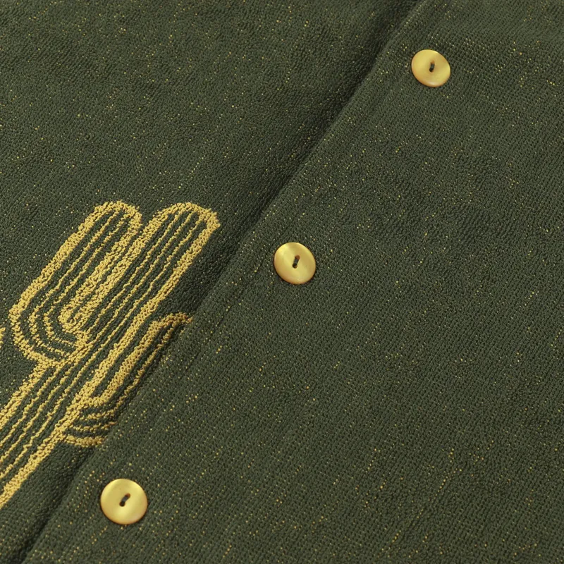 Oas Mezcal Cuba Terry Shirt Dark Green-4