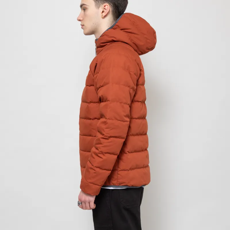 Patagonia Cotton Down Jacket Burnished Red-3