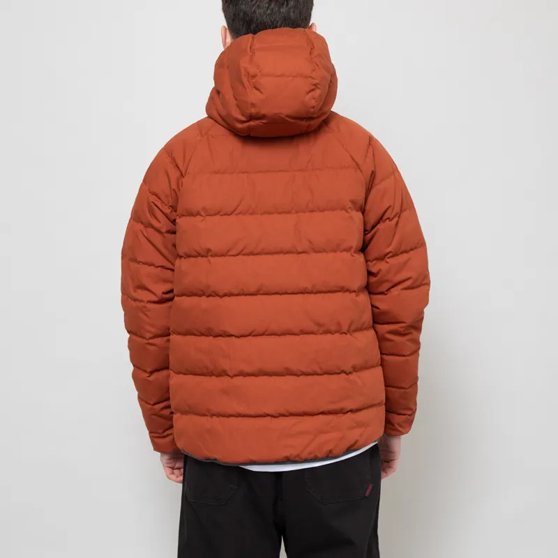 Patagonia Cotton Down Jacket Burnished Red-4