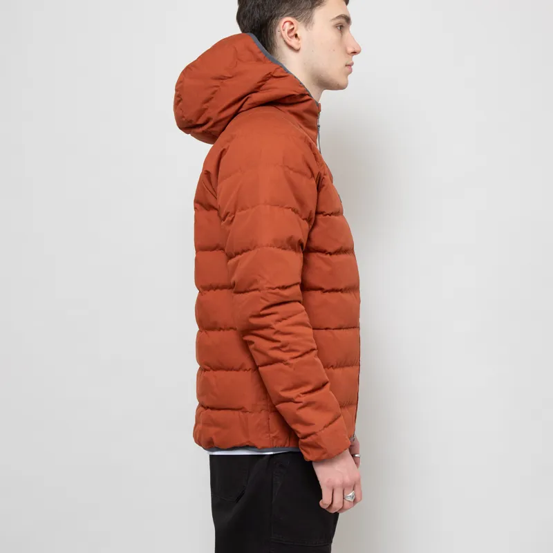 Patagonia Cotton Down Jacket Burnished Red-5