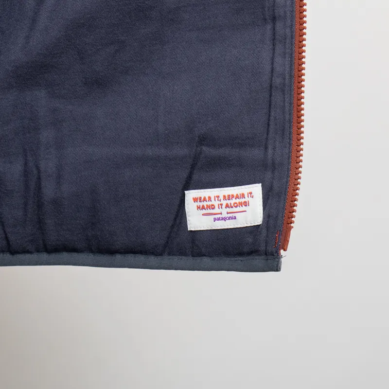 Patagonia Cotton Down Jacket Burnished Red-9