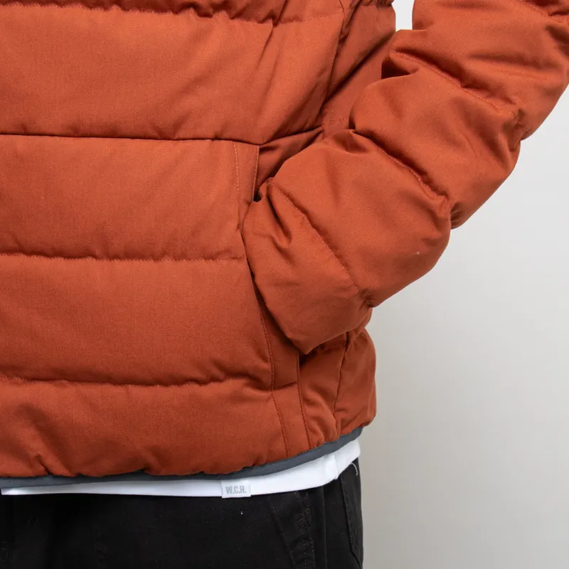 Patagonia Cotton Down Jacket Burnished Red-7