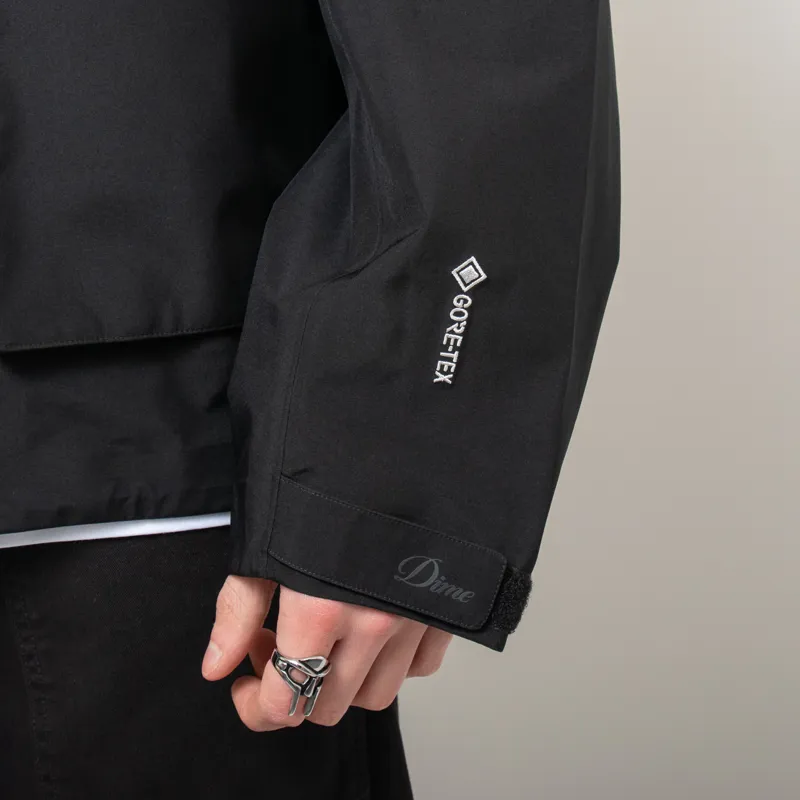 Adidas Skateboarding x Dime Mens Stud GORE-TEX Jacket Black Adidas Skateboarding x Dime Mens Stud GORE-TEX Jacket Black
