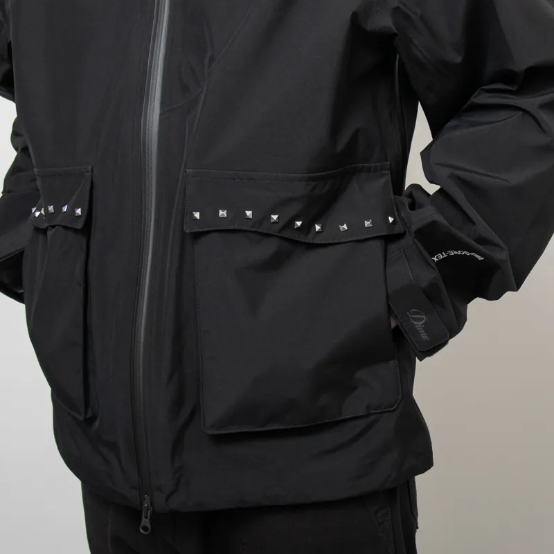 Dime x adidas スタッズ GORE-TEXジャケット Adidas Skateboarding x Dime Mens Stud GORE-TEX Jacket Black