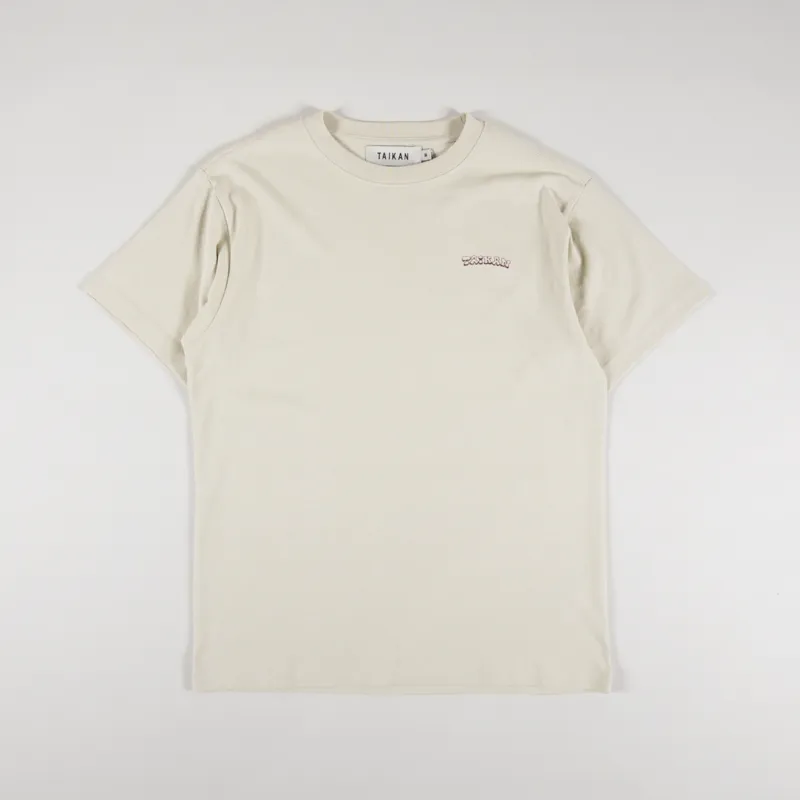 Taikan by Matt Gazzola Smoke T Shirt Cream-1