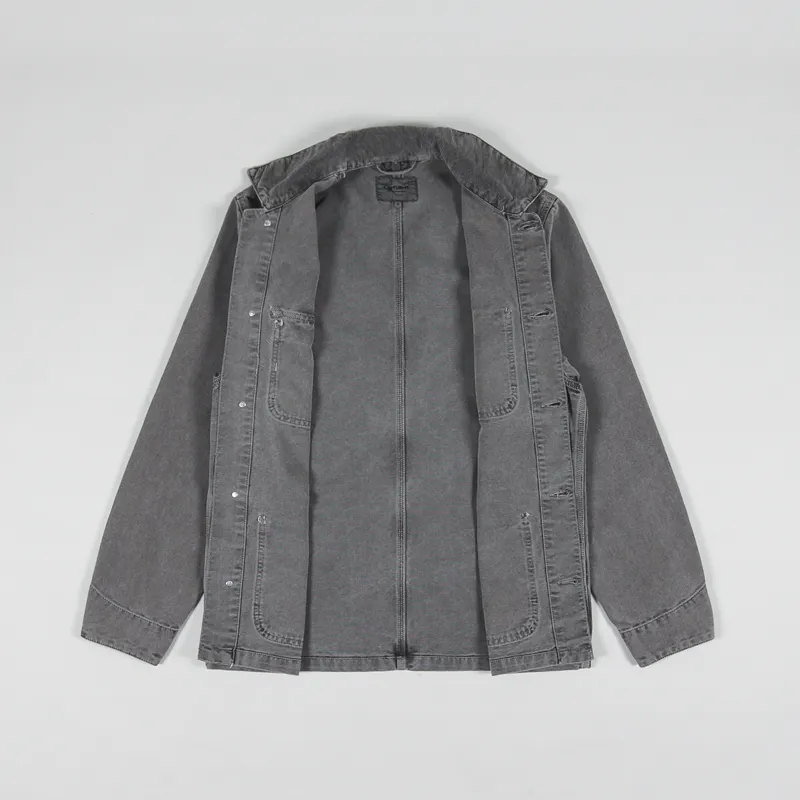 Carhartt WIP Michigan Coat Black Faded-1