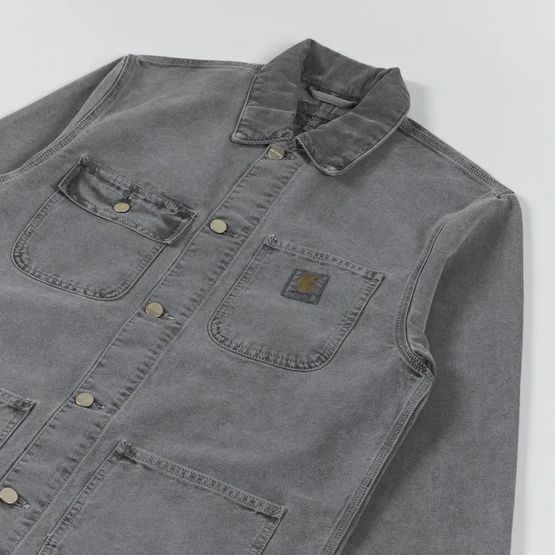 Carhartt WIP Michigan Coat Black Faded-3