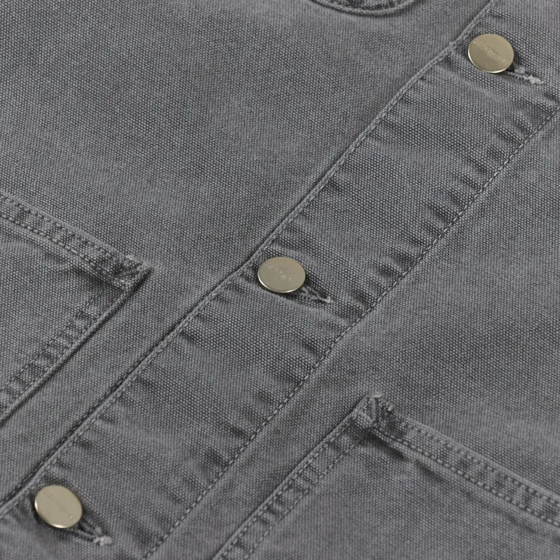 Carhartt WIP Michigan Coat Black Faded-5