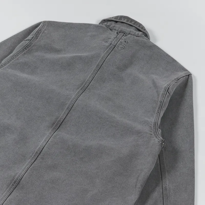 Carhartt WIP Michigan Coat Black Faded-8