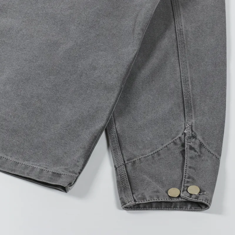 Carhartt WIP Michigan Coat Black Faded-9