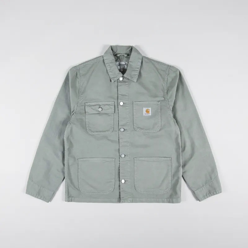 Carhartt WIP Mens Michigan Coat Yucca Green Garment Dyed