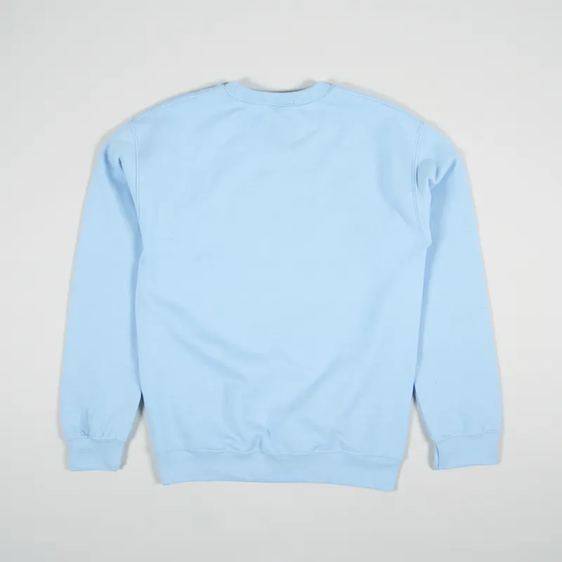 Paradise NYC Mens Mickey Moon Crew Neck Sweatshirt Light Blue Paradise NYC Mens Mickey Moon Crew Neck Sweatshirt Light Blue