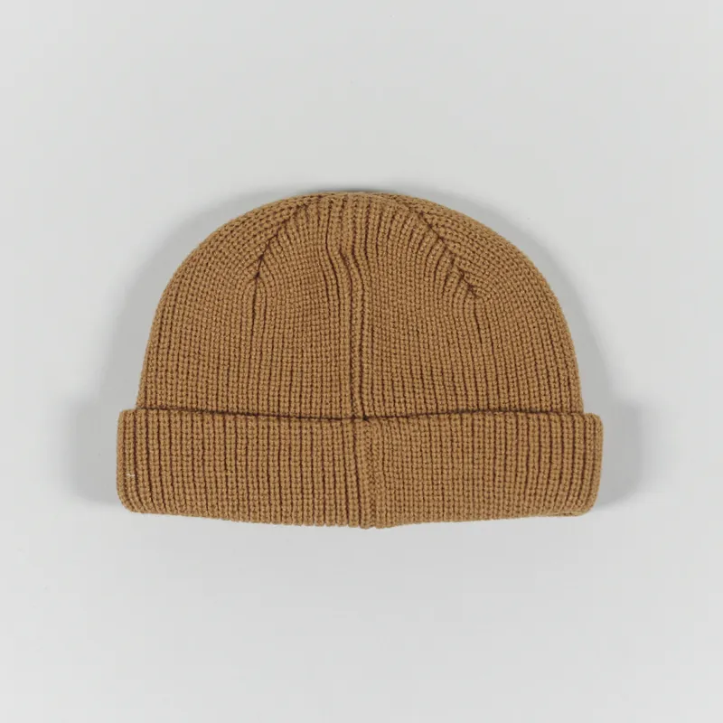 Obey Micro Beanie Brown Sugar-1