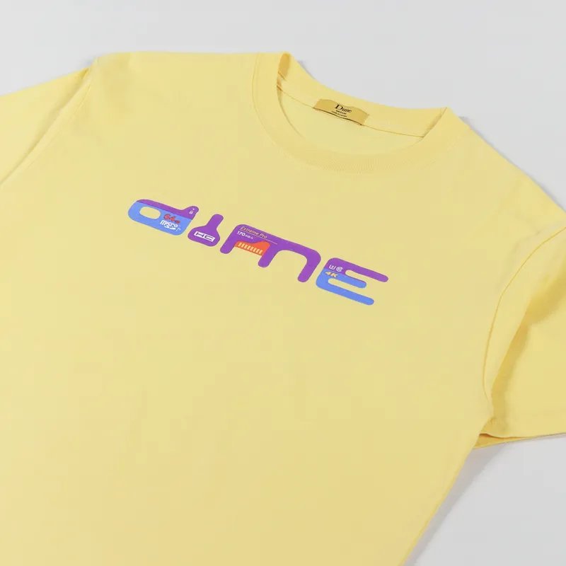 Dime Microdime T Shirt Banana Cream-2