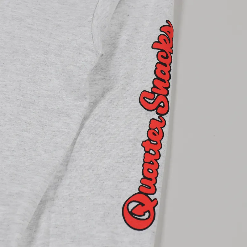 Quartersnacks Middle School Long Sleeve T Shirt Ash Grey-6