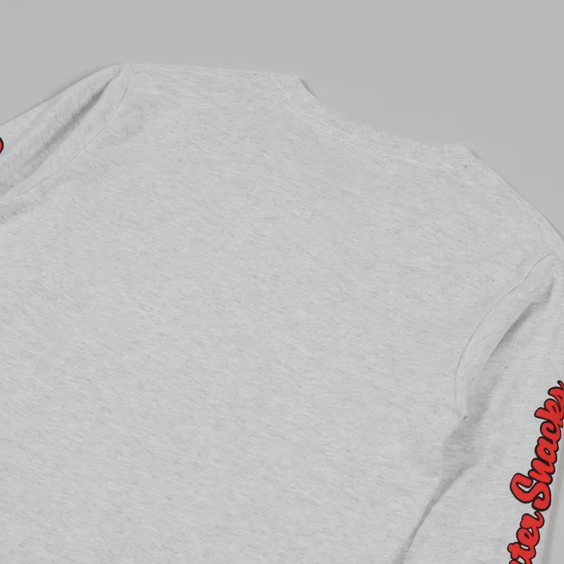 Quartersnacks Middle School Long Sleeve T Shirt Ash Grey-3