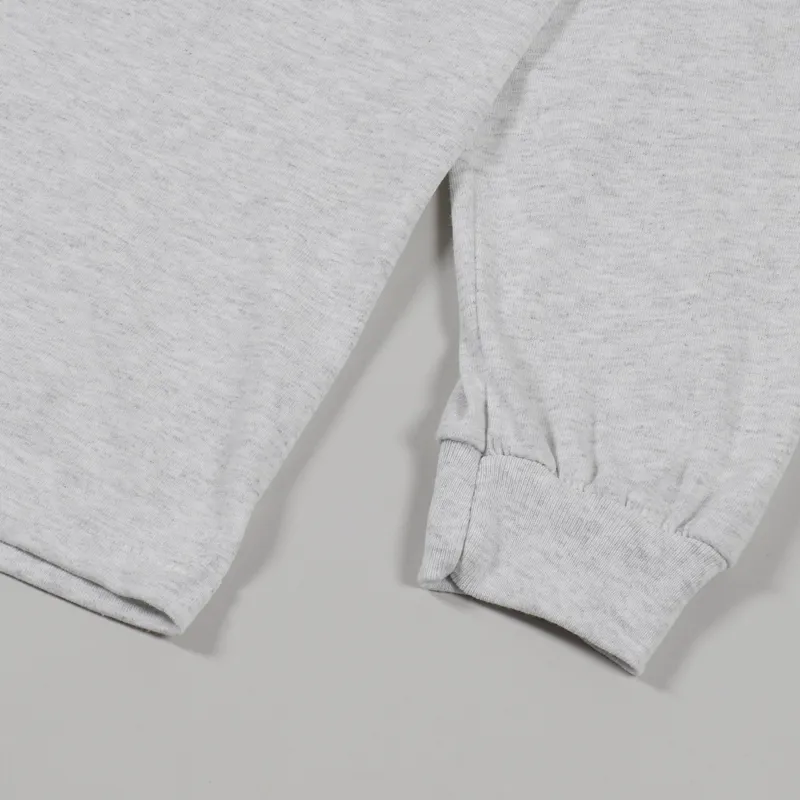 Quartersnacks Middle School Long Sleeve T Shirt Ash Grey-4