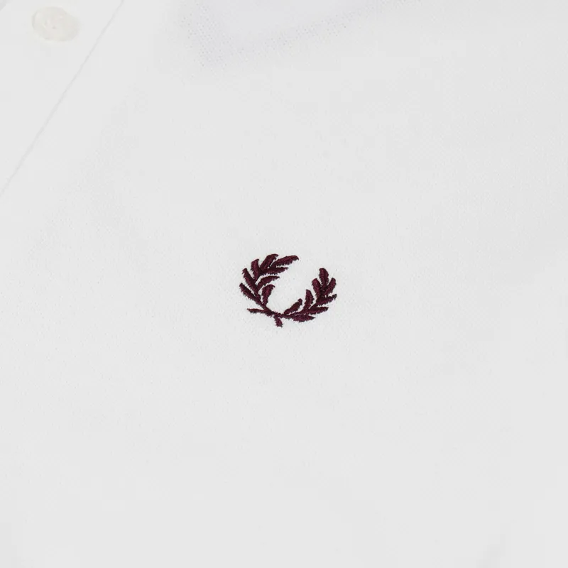 Fred Perry Reissues Made In England M12 Twin Tipped Shirt White Ice-2