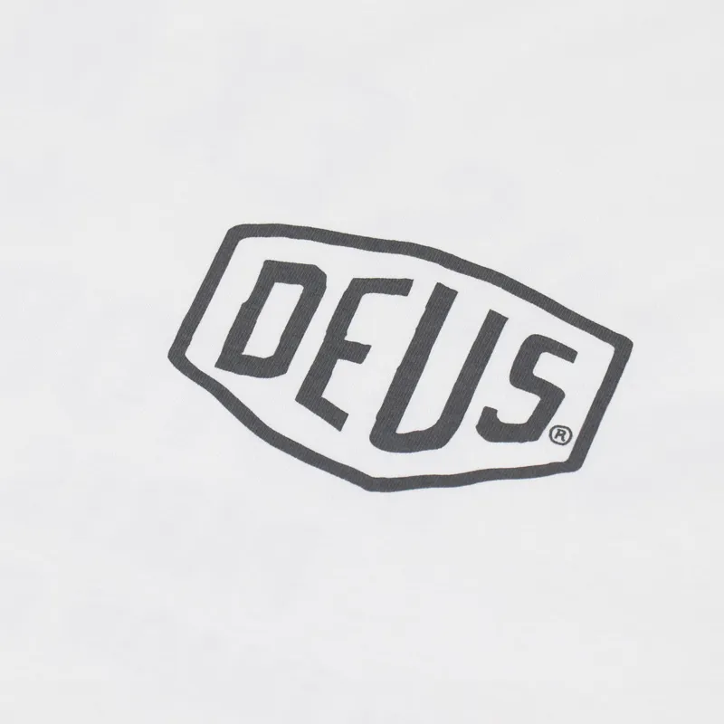 Deus Ex Machina Milano Address T Shirt White-4