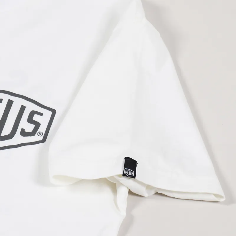 Deus Ex Machina Milano Address T Shirt White-5