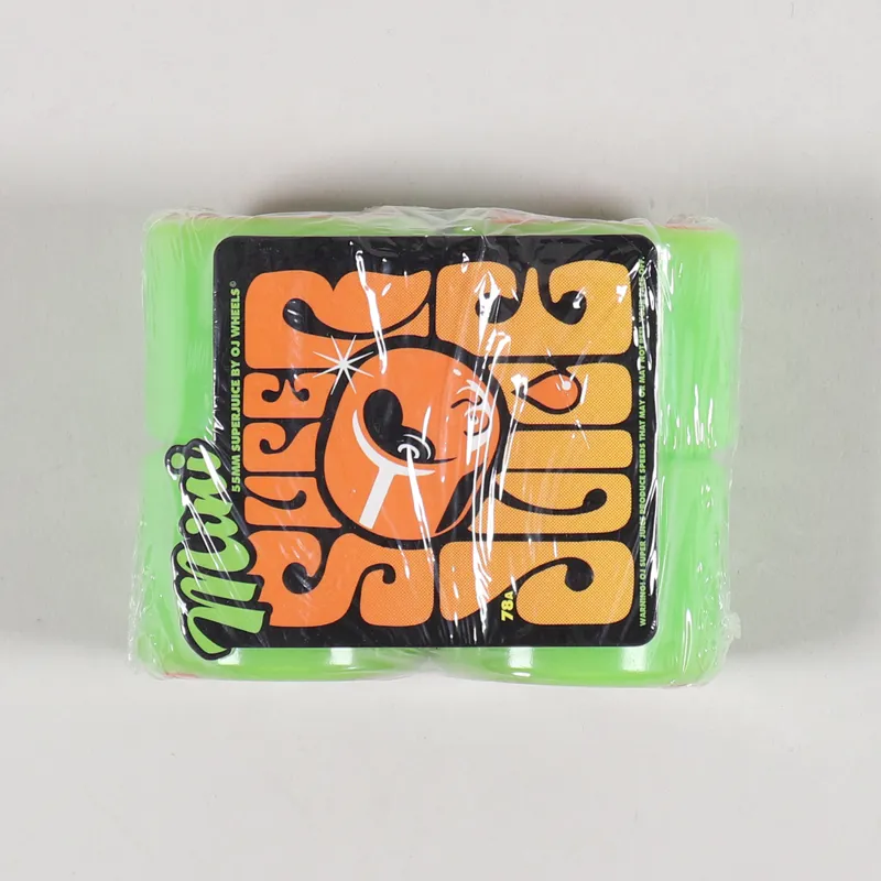 Oj Wheels Mini Super Juice Wheels Green 78a 55mm