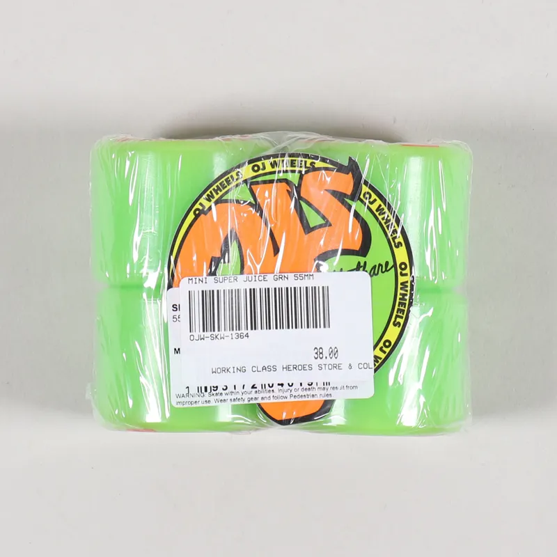 【新品未使用 緑OJ wheel SUPER JUICE MINI 55mm78 55mm Mini Super Juice Green 78a | OJ Skateboard Wheels