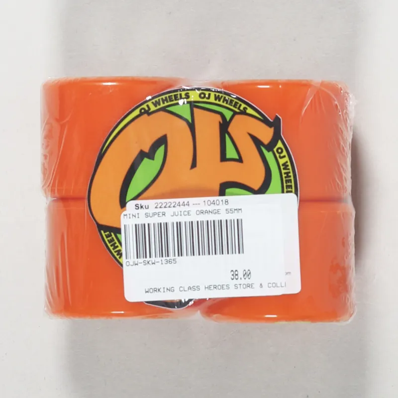Oj Wheels Mini Super Juice Wheels Orange 78a 55mm-1