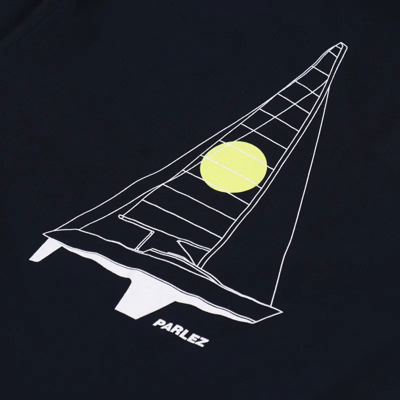 Parlez Mirage T Shirt Navy-2