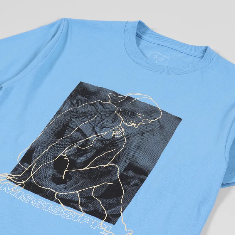 Quasi Mississippi T Shirt Carolina Blue-2