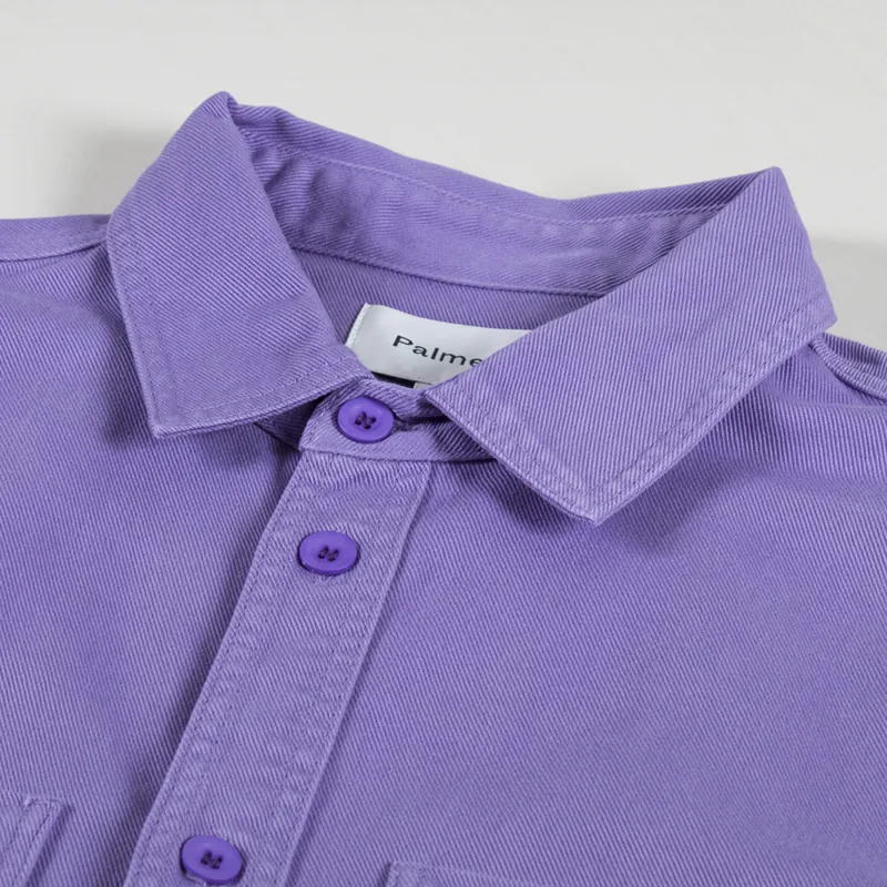 Palmes Tennis Society Mister Overshirt Purple Haze-2