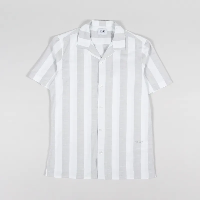 NN07 Miyagi Shirt Grey Stripe