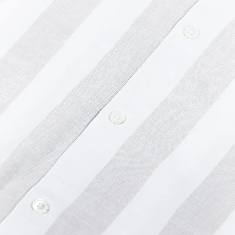 NN07 Miyagi Shirt Grey Stripe-2