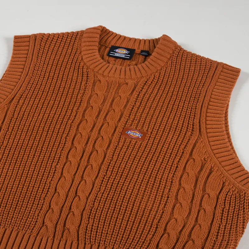 Dickies Womens Mullinville Vest Bombay Brown-6
