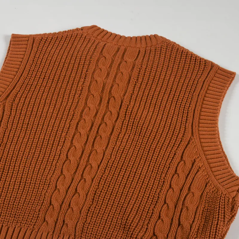 Dickies Womens Mullinville Vest Bombay Brown-7