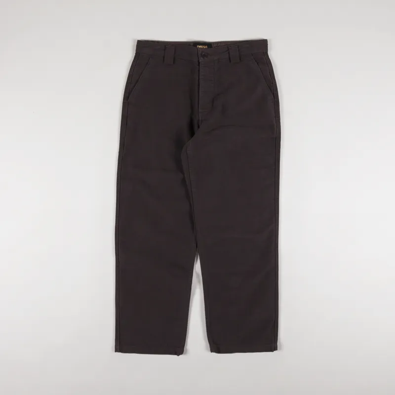 Deus Ex Machina Mens Moleskin Work Pants Chocolate Brown